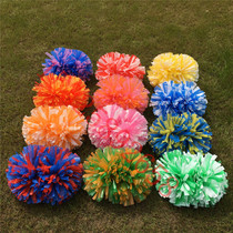 La La fuck flower ball Cheerleading color ball Middle handle cheerleading color ball Cheerleading flower ball large