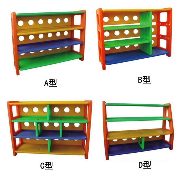 Manufacturer Direct Sale Special Price Thickened Children's Toy Cabinet Kindergarten Cupboard Packed Rack Plastic Combination Cabinet Bag Cabinet
