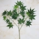 Mô phỏng chi nhánh trang trí Lá phong đỏ cành lá paulownia lá giả kỹ thuật lá nhựa hoa khô cành cây xanh - Hoa nhân tạo / Cây / Trái cây cây giả