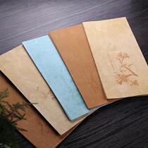 Ancient style letterhead retro letter rice paper brush calligraphy work antique paper semi-mature Xuanlu glue