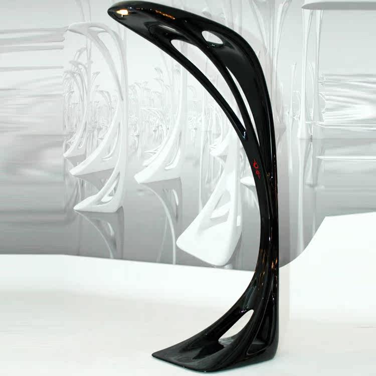 Moon Shaped Lamps Fiberglass Shell Design Modeling Simple Modern Creative Leisure Design Master Furniture