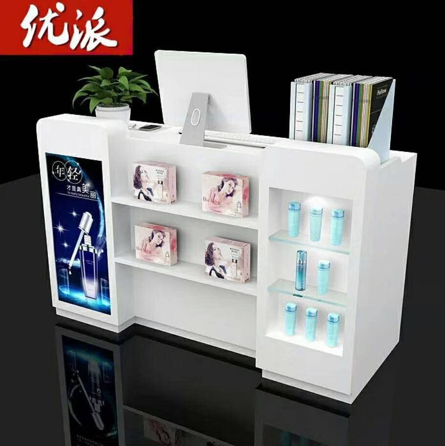 Cosmetics shop l-type cash register counter is very new beauty small fashion creative multi-function bar simple