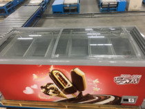 Ice Cream Cabinets Display Freezers Commercial Large Capacity Island Cabinets Horizontal Supermarket Freezer Crisps Fresh Frozen Dual-use Refrigerated Freezers