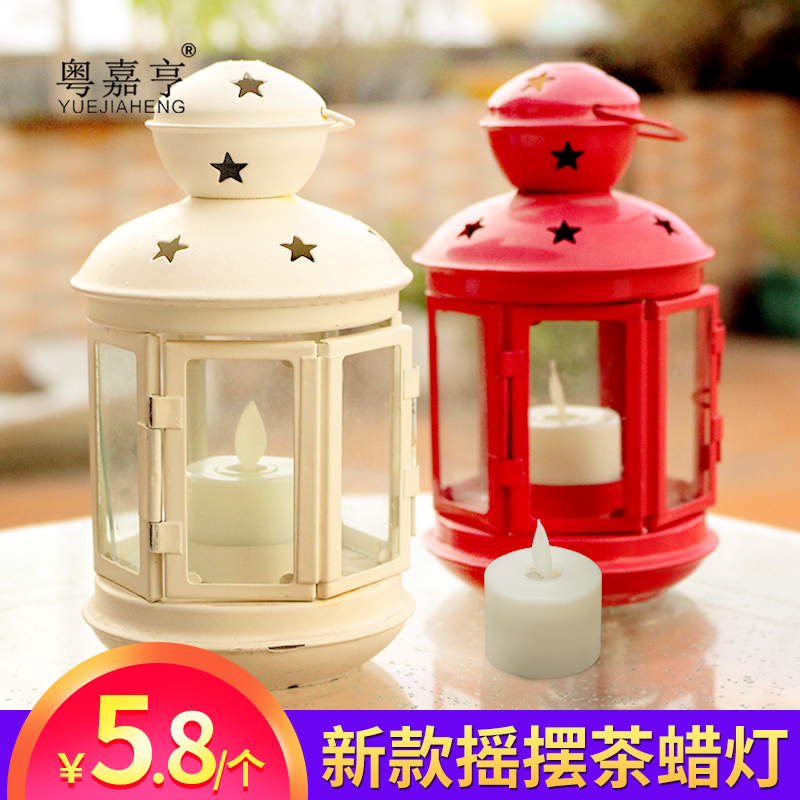 Swing Tea Wax Light Led Electronic Candle Emulation Candle Watch White Wedding Celebration Seduce Road Bar Party Decorate Little E-Taobao