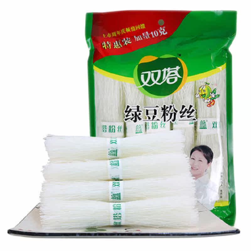 双塔正宗绿豆龙口粉丝米线速食粉条干活商用大包装270g