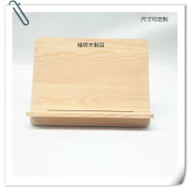Creative wooden desk calendar base Wooden horizontal mobile phone holder Multifunctional desktop note calendar holder custom-made