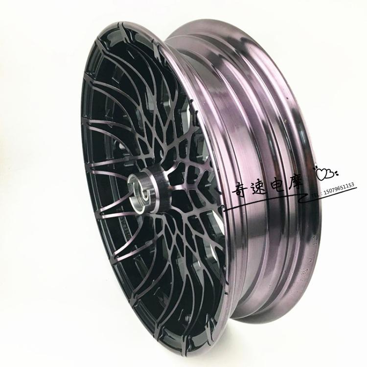 Xe máy điện sửa đổi Xe Máy sửa đổi xe điện phụ kiện bánh xe new hoa cúc vòng thép 10 12 inch bánh xe phía trước vành xe máy future