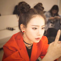 Love ear clip without ear hole female advanced sense round face thin can clip earrings 2020 New Tide fake earrings