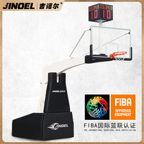 JINOEL Ginole basketball rack adult indoor standard high-end competition electric lifting mobile basketball rack