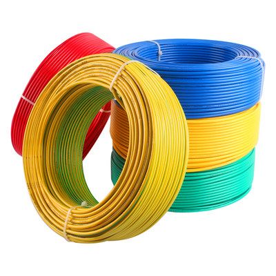 National standard wire double layer bv4 square 2.5 pure copper core wire home improvement home four 1.5/6/10 six single-core hard cable