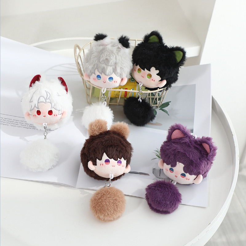 Love and Deepspace Fan-Made 3.15 in Pom-Pom Plush Charms