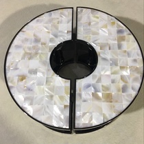 Chinese antique carved shell door handle glass door bronze handle European modern wooden door handle