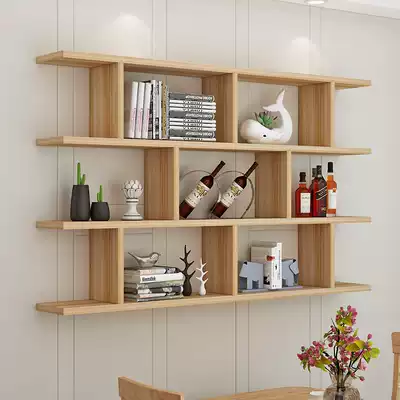 Wall shelf wine rack creative wall wall shelf dining room hanging cabinet living room wall cabinet modern simple wall cabinet bookshelf