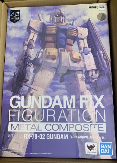 Bandai GFFMC FIX1017 Ancestor Gundam RX-78-02 40th Anniversary GTO Special Color Japanese version