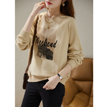 Foreign Trade Only Italian Womens Fashion External Single Cutting Extra Single Cut Tail Euro Age Reduction of All Cotton Headlads