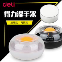 Dabi cute count money wet hand device financial Special banknote cylinder count money treasure point money water sponge tank dip water box artifact creative check money supplies flip finger