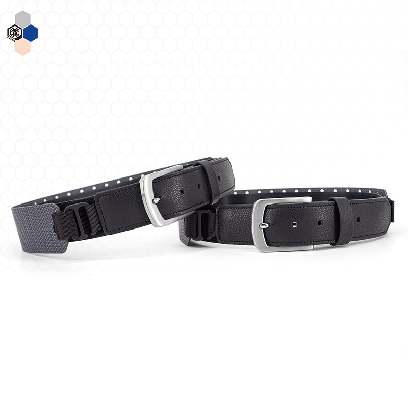 Titanium Defense Concealed Security Low Visibility Tactical Duty Leather Belt Molle Detachable Module