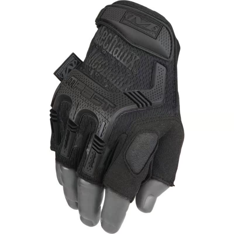 (Titanium) Mechanix M-Pact Fingerless Tactical Gloves
