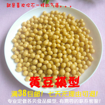 Simulation soybean model soybeans whole grains Plastic display window counter ornaments Exhibits never expire samples