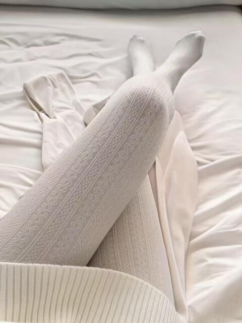 Twist Pattern Leggings Maillard Style Miu Series 2025 Spring and Autumn New Micro-Pressure Slimming Versatile Tights