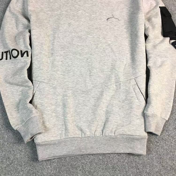 Mùa thu và mùa đông chất liệu lông cừu ấm áp quanh cổ áo thun nam hoodie cặp
