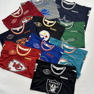 Ug version nfl raiders men's large mesh short-sleeved t-shirt