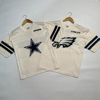 American nfl cowboys and eagles large version short-sleeved t-shirt