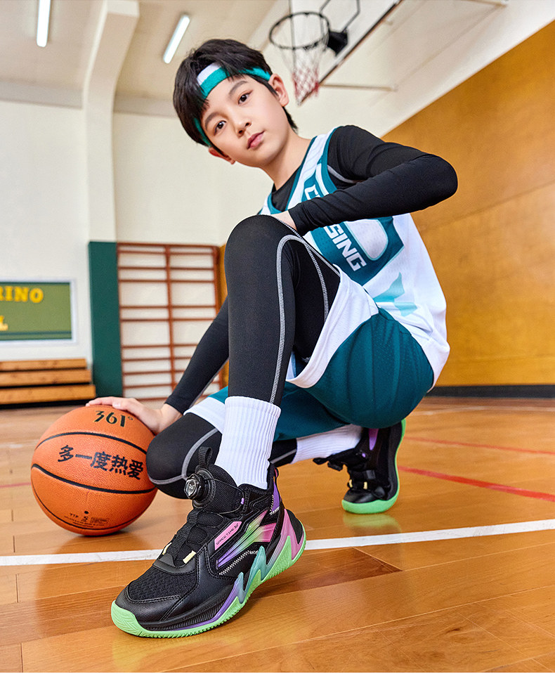 悍将|361童鞋男童篮球鞋专业实战秋季新款透气青少年儿童运动鞋子 — 6
