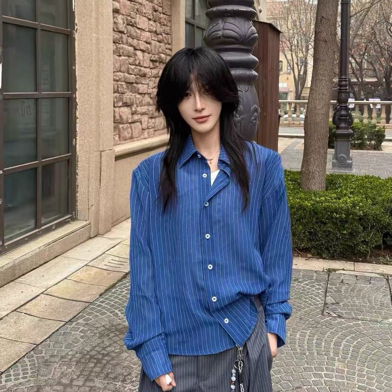 Fobsom Blue Light Whitening Summer Sun Protection Lightweight Breathable High-End Drape Anti-Wrinkle Versatile Long-Sleeve Shirt Fobsom Blue Light Whitening Summer Sun Protection Lightweight Breathable High-End Drape Anti-Wrinkle Versatile Long-Sleeve Shirt