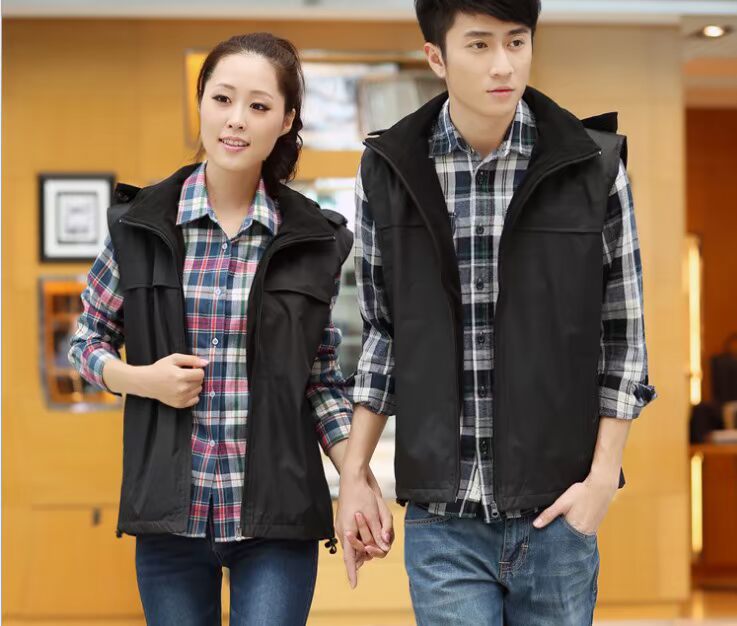 Áo vest mùa thu 2016 có thể tháo rời không thấm nước thoáng khí phí ​​vest thể thao ngoài trời quần áo hoạt động tùy chỉnh áo tank top gym nam