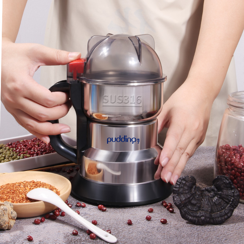 Grinding Bean Machine Coffee Bean Grinding Machine Home Five Cereals Miscellaneous Cereals Small Shredders Stainless Steel Coffee Machine Grinding Machine