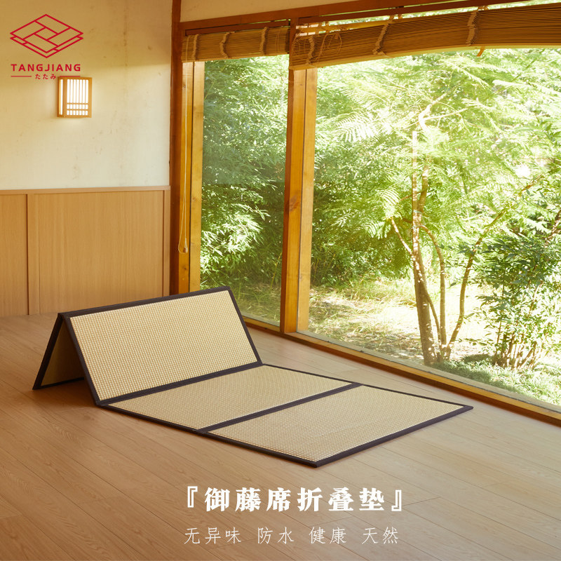Japanese-style folding tatami floor mats can be customized for bay window floor tatami nap mats