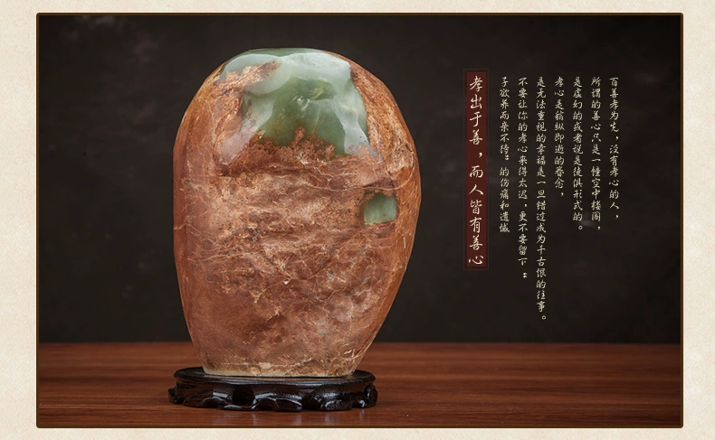 Odd đá tròn bình trang trí ấm trà cốc gốc khắc gỗ cơ sở nồi hoa bình jar cao khay - Trang trí nội thất dcor phòng ngủ vintage