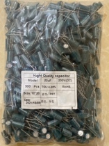 200V22UF10x20 Aihua High Life HF PET Packaging 500 Only