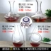 Rượu vang đỏ cao cấp decanter không pha lê thủy tinh rượu vang nhà sáng tạo đàn hạc U loại 6 từ - Rượu vang cốc uống rượu Rượu vang