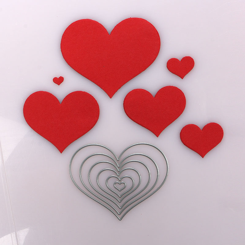 Cutting die cutting die cutting die cardboard cartoon cardio - shaped hand-made