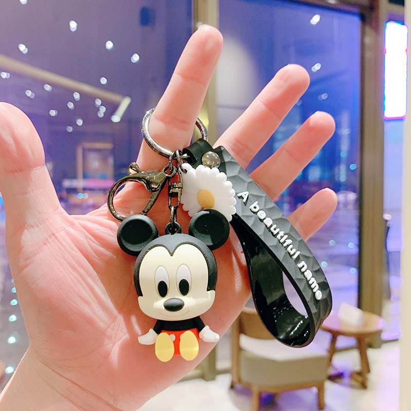 Little Daisy Mickeya bag Doll Key buckle Pendant female lovers lovely ins originality Ring Internet celebrity automobile Key chain Small Pendant