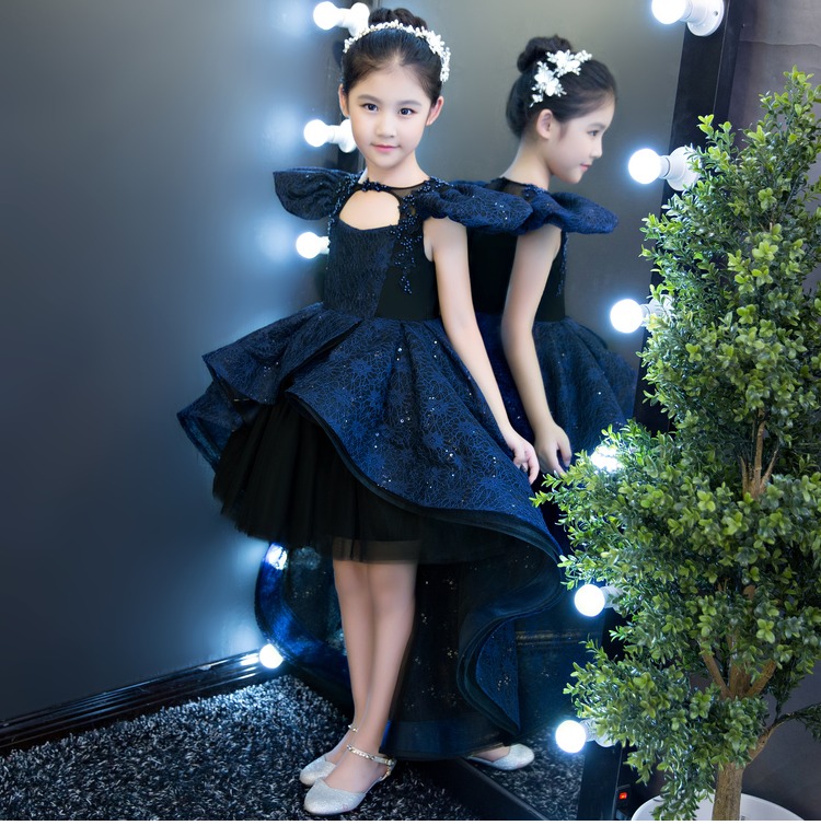 Trẻ em ăn mặc công chúa váy piano trang phục catwalk hoa cô gái đám cưới cô gái buổi tối váy sinh nhật buổi tối vest trẻ em