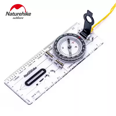 NH Miserless Directional Compass High-precision Map Positioning Outdoor Compass Hiking Mountaineering Cross-country Portable Beibei Needle