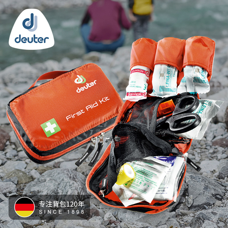 German DEUTER DortOutdoor First Aid Package Mountaineering camping Parade Protective Lifesaving Kit Escape Bag Self Rescue Bag