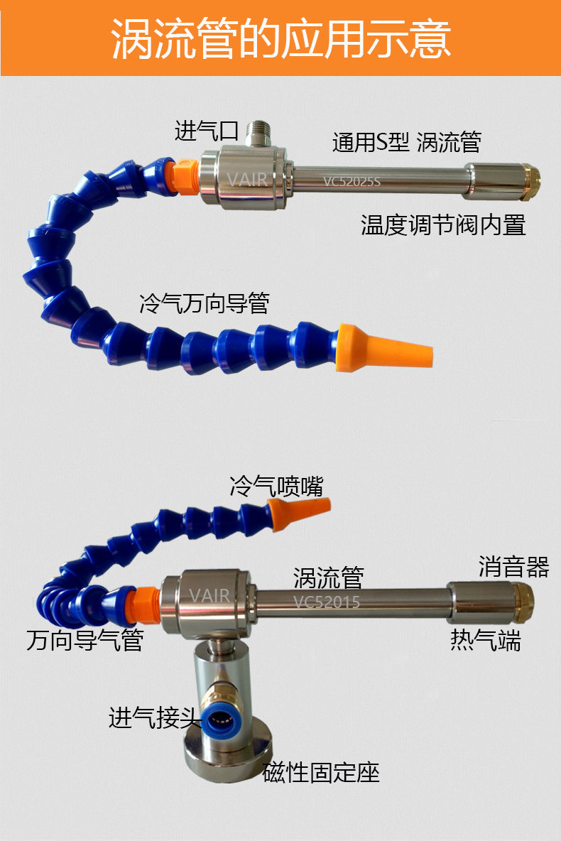 Supplementary Tax Difference Cold Air Ducts Gimbal Tubes Silencers Cold Air Tubes Adsorption Fixed Magnetic Seat Kit