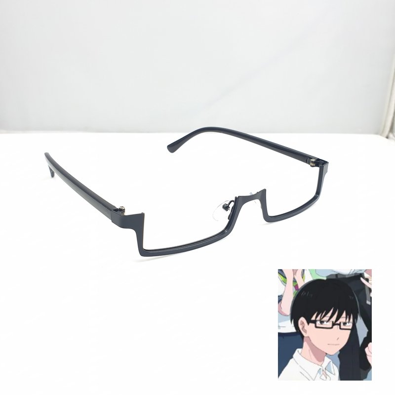 Cosplay Reverse-Frame Glasses Are the Exact Opposite of You and Me. Sakata Katsuya Glasses Frame Can Be Used for Multiple Characters at Comic Conventions Cosplay Reverse-Frame Glasses Are the Exact Opposite of You and Me. Sakata Katsuya Glasses Frame Can Be Used for Multiple Characters at Comic Conventions
