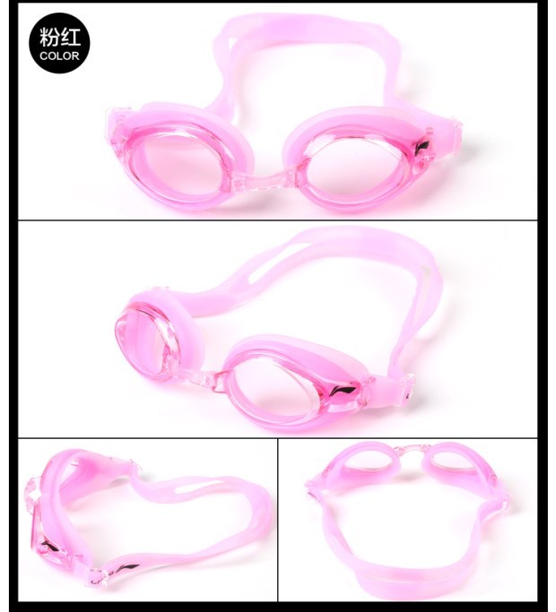 Kính râm Li Ning đích thực mới chống nước chống sương mù HD nam và nữ kính bơi thời trang kính bơi phẳng giản dị - Goggles kính bơi có độ