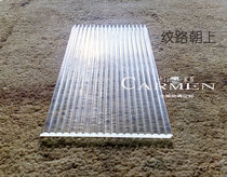 Concentrated three-dimensional art glass striped wavy corrugated tempered glass Water ripple ultra-white Changhong embossing custom