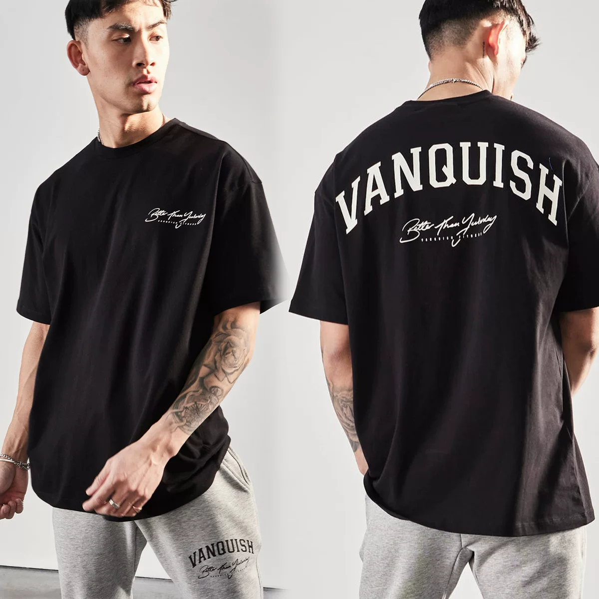 Summer sports T-shirt for gym, loose fit, with short sleeve, size