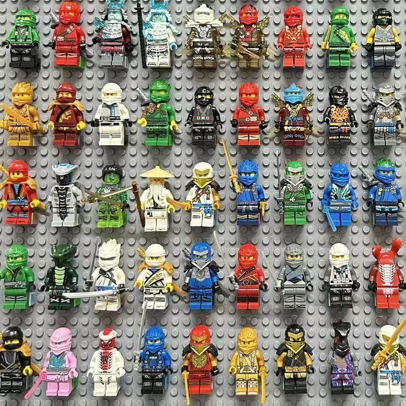 New Ninjago Minifigure Motorcycle Blind Box Assembly Puzzle Building Blocks Children's Cheap Toys Boys' Gifts