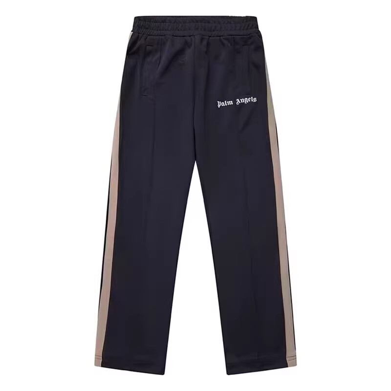 Palm Angels New Classic Side Stripe Color-Blocked Sweatpants Unisex Long Pants Trendy