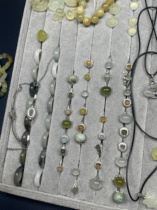 Natural jade egg ring