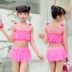 Áo tắm trẻ em trong bộ váy trẻ em lớn chia váy công chúa nữ sinh viên phù hợp với bộ bikini dễ thương đồ bơi cho bé gái 14 tuổi Bộ đồ bơi của Kid