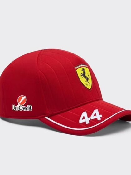 In Stock: Ferrari F1 Team 2026 Hamilton Leclerc Baseball Cap, Racing Apparel, Car Merchandise